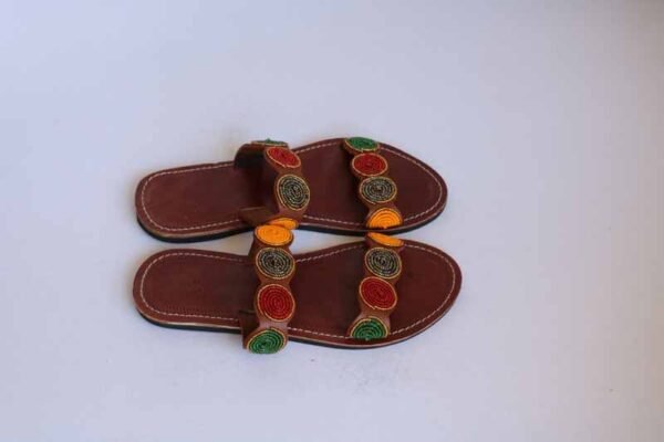 IMG_7581.jpg ATEMI African Beaded Sandals, Handmade Leather Sandals