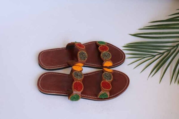 IMG_7582.jpg ATEMI African Beaded Sandals, Handmade Leather Sandals