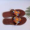 RIGA African Beaded Sandals, Handmade Leather Sandals