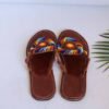 RIGA African Beaded Sandals, Handmade Leather Sandals