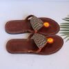 RUTO African Beaded Sandals, Handmade Leather Sandals