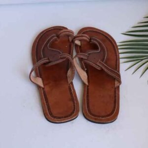 MBEI African men sandals, Leather sandals