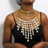 DIYA African brass choker necklace