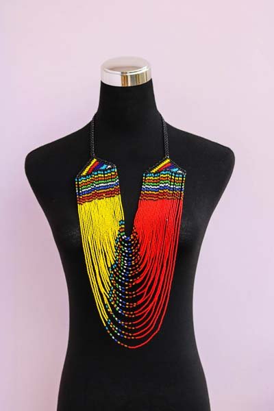 MAKUENI African Beaded Necklace