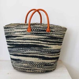 Woven Sisal market basket, African Shopping basket