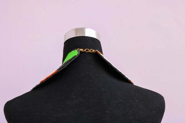 OGEMBO Beaded Leather necklace