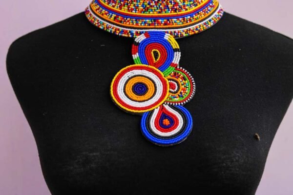 RIARA Beaded Leather necklace