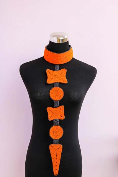 KIAMBU Beaded Pendant necklace