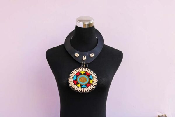 BOBASI Beaded Leather necklace