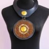 KANGOYA Beaded Leather necklace