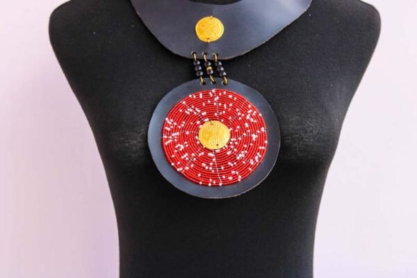 GATUNDU Beaded Leather necklace