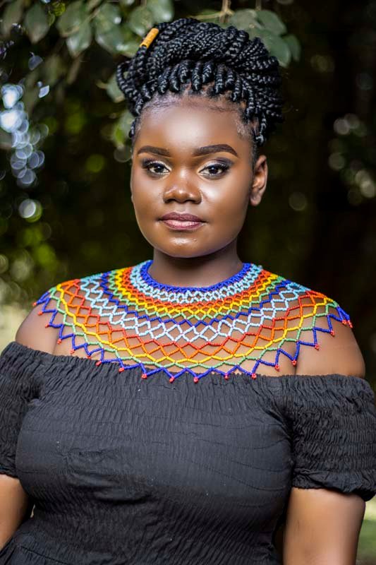 ADE Beaded wedding necklace