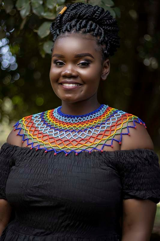 ADE Beaded wedding necklace