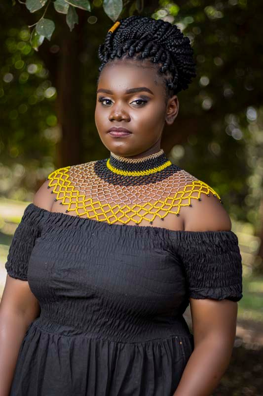 AGU Beaded wedding necklace, Beaded shawl necklace