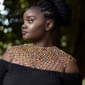 ANDE African Beaded necklace
