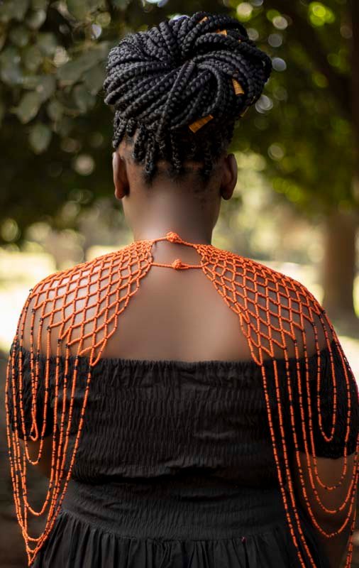 ANYIKO African beaded necklace