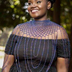 APIYO African beaded shawl necklace