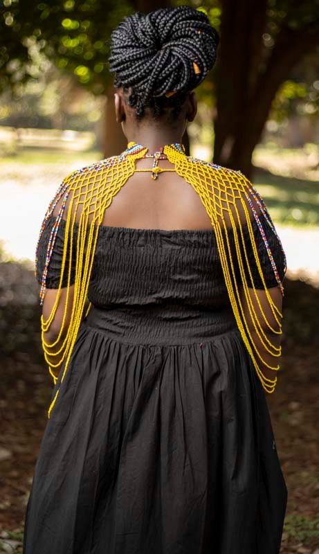 AKOKO African beaded necklace